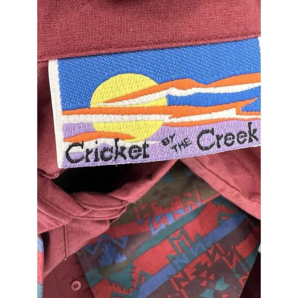 NWT Vintage Cricket by the Creek Women’s Button Up Shirt Rodeo Western LARGE - Picture 3 of 10